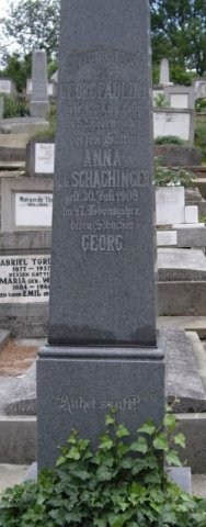 Paulini Georg 1856-1908 Schachinger Anna 1862-1908 Grabstein